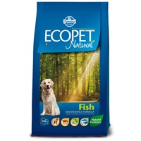 Ecopet Natural dog Fish Medium 12 kg + 2 kg ZDARMA