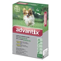 Advantix Spot-on pre psy do 4 kg 1 x 0,4ml