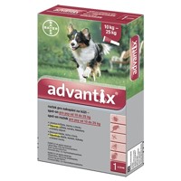 Advantix Spot-on pre psy od 10 do 25 kg 1 x 2,5ml