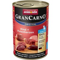 Animonda GranCarno Junior hovädzie & morčacie srdiečka 6 x 400 g