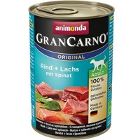 Animonda GranCarno Adult hovädzie &amp; losos &amp; špenát 400 g