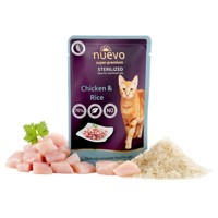 Nuevo Cat Sterilised Chicken & Rice 16 x 85 g + ...